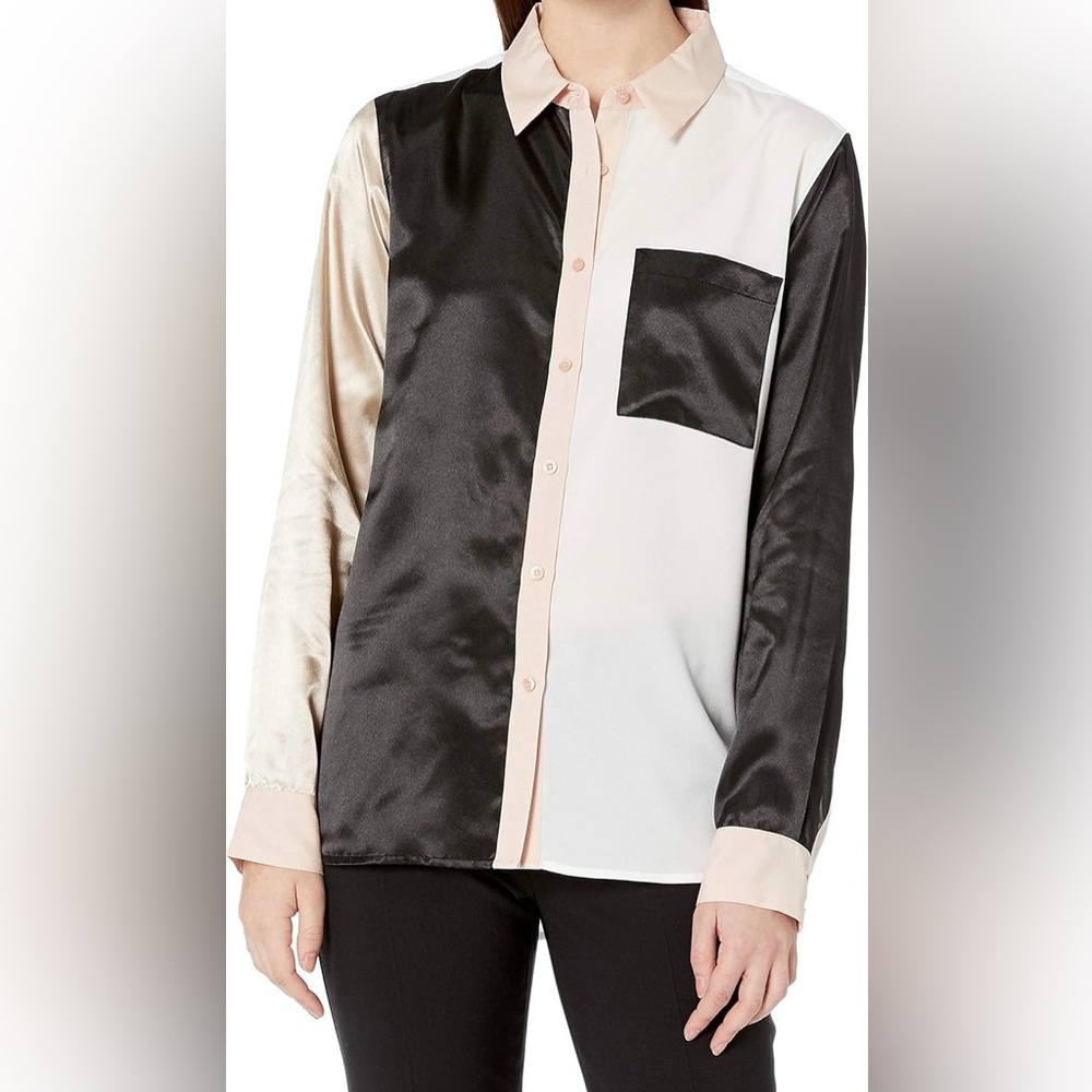 Calvin Klein Colorblock Blouse